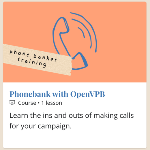 Phonebank with OpenVPB